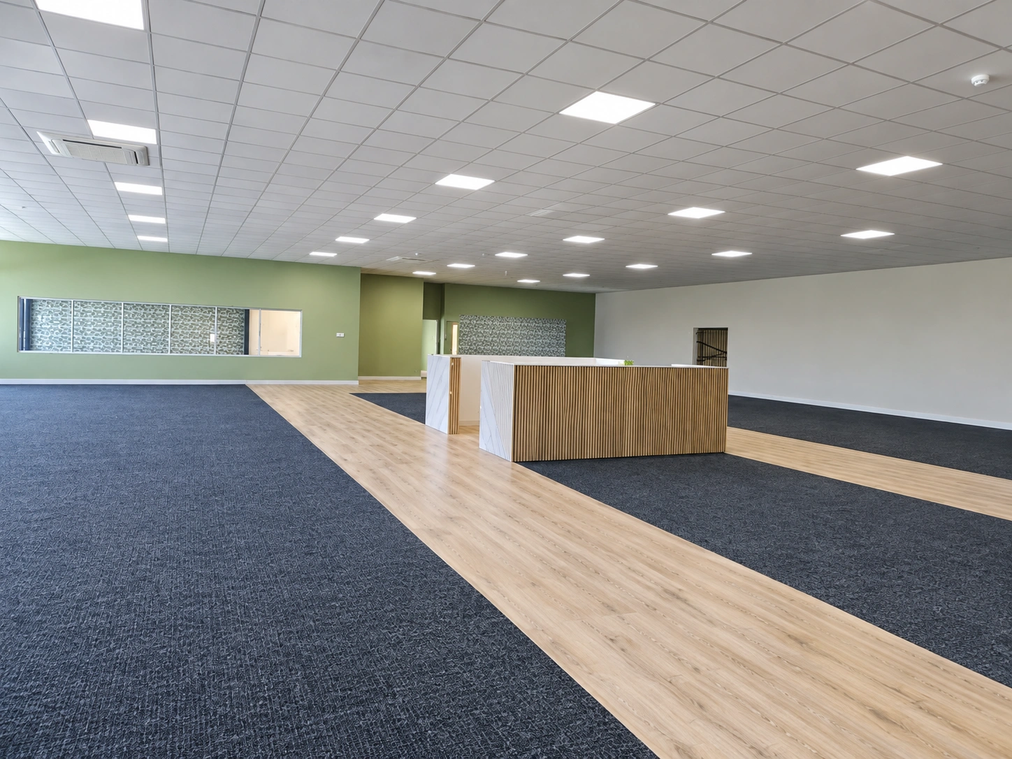 Completed commercial electrical and lighting fit-out
